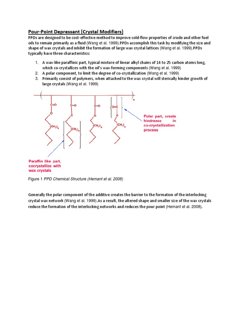 Lattice Wax Structure PDF Wax Petroleum