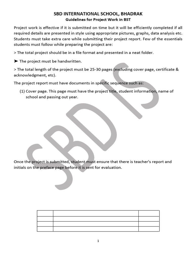 XII BST Project Guidelines | PDF | Coca Cola