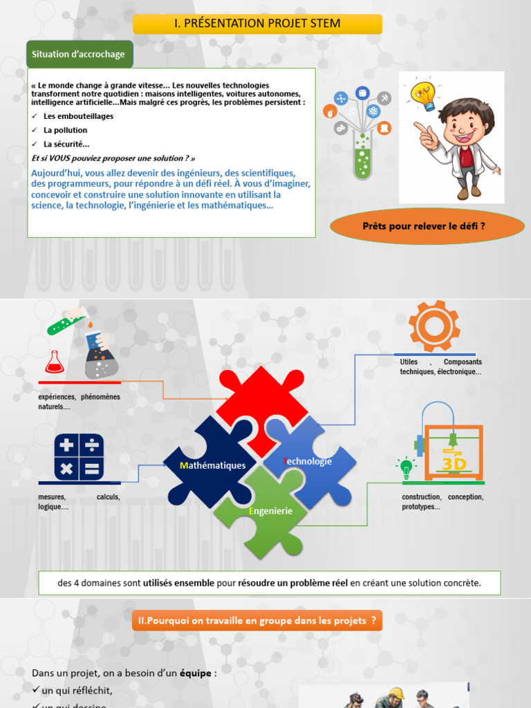 Projet STEM : Collaborer pour Innover | PDF | Science | Mathématiques