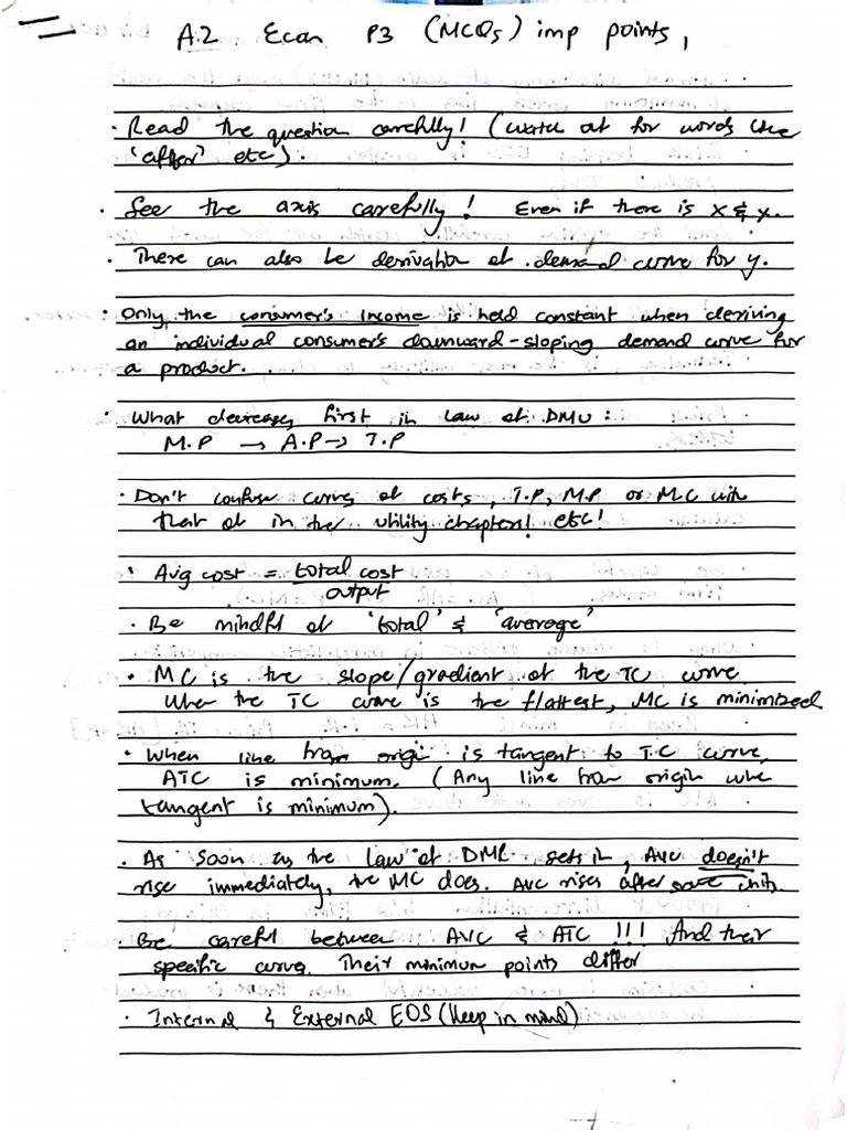 Mcqs Imp Points p3 | PDF