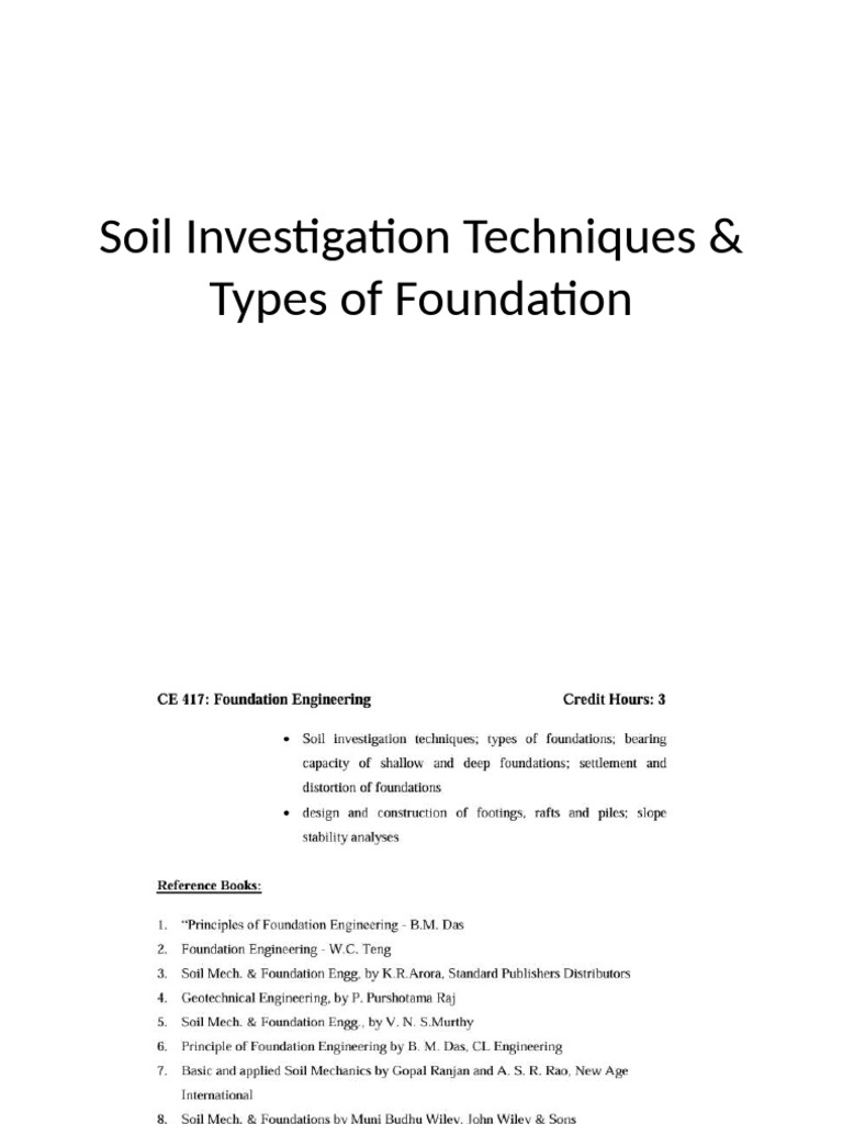 Beautiful view of Foundation Soil Analysis