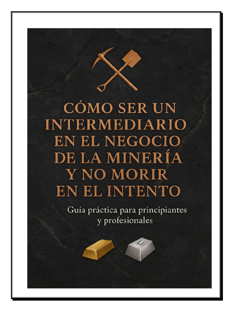 Cómo Ser Un Intermediario en El Negocio de La Minería y No Morir en El ...