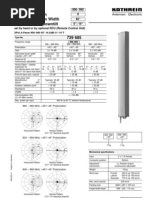 A-Panel Dual Polarization Half-Power Beam Width Adjust. Electr. Downtilt