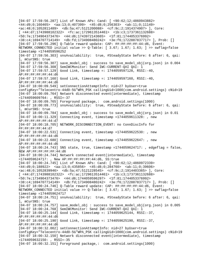 Network Connection Events Log | PDF | Computer File Formats | Computer ...