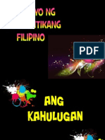 Mga Anyo NG Panitikan Sa Pilipinas