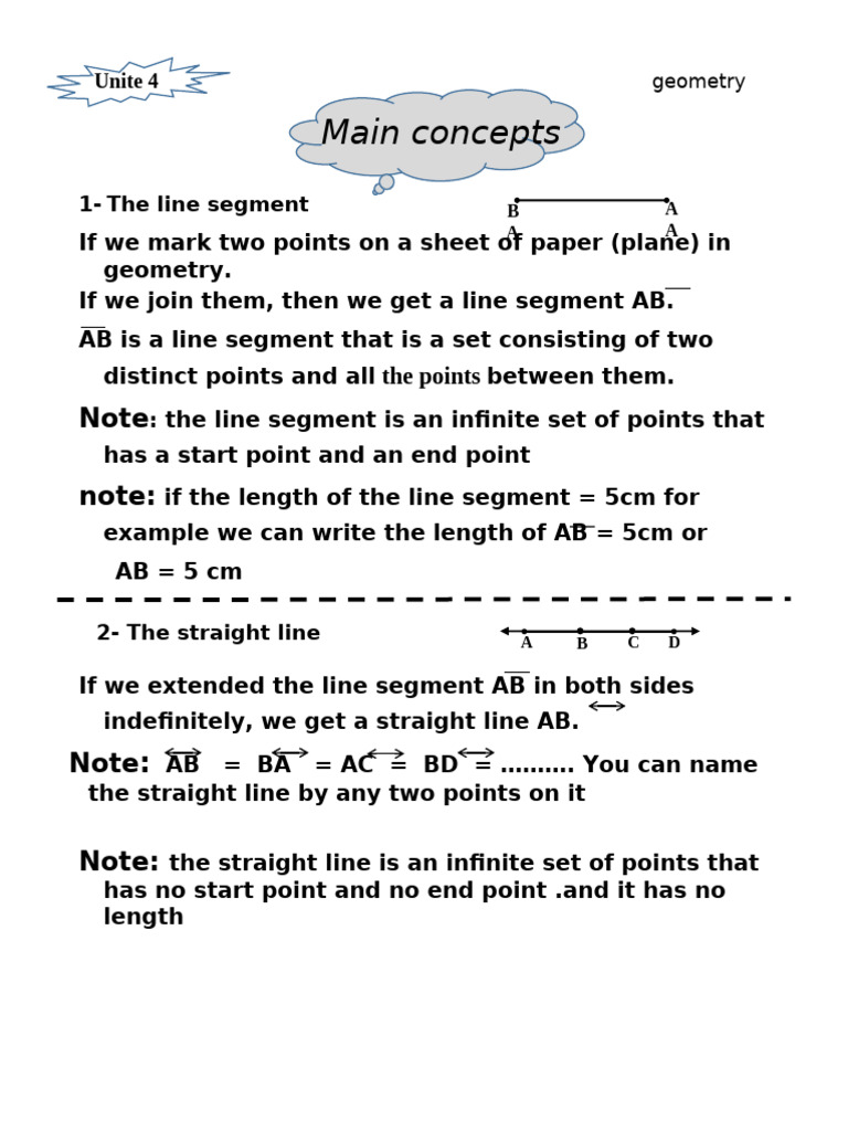 Unit 4 Geometry Grade 7 | PDF | Angle | Line (Geometry)
