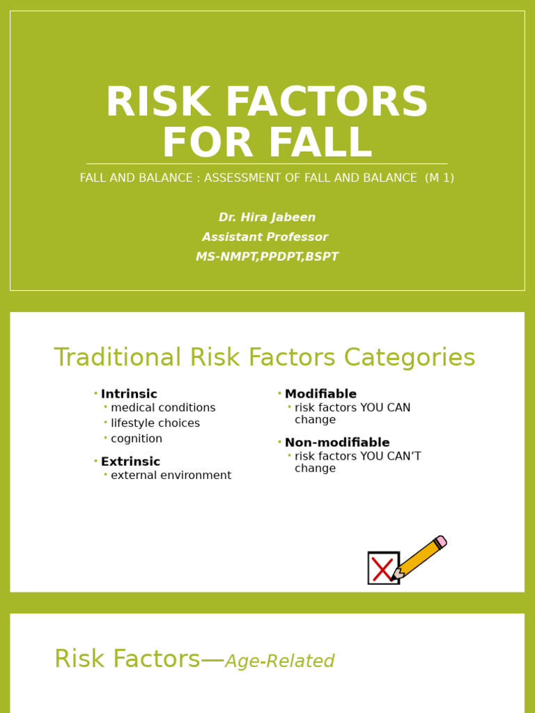 Risk Factors For Fall | PDF | Antipsychotic | Benzodiazepine