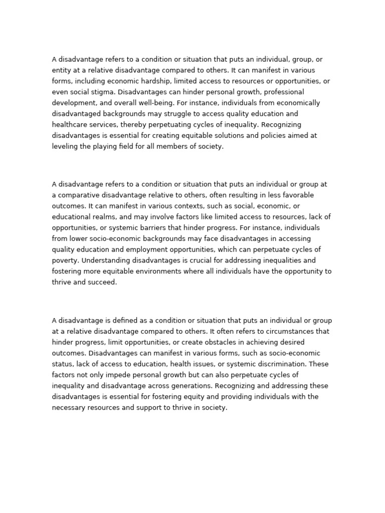 While Every Individual Has Their Unique Strengths and Qualities | PDF