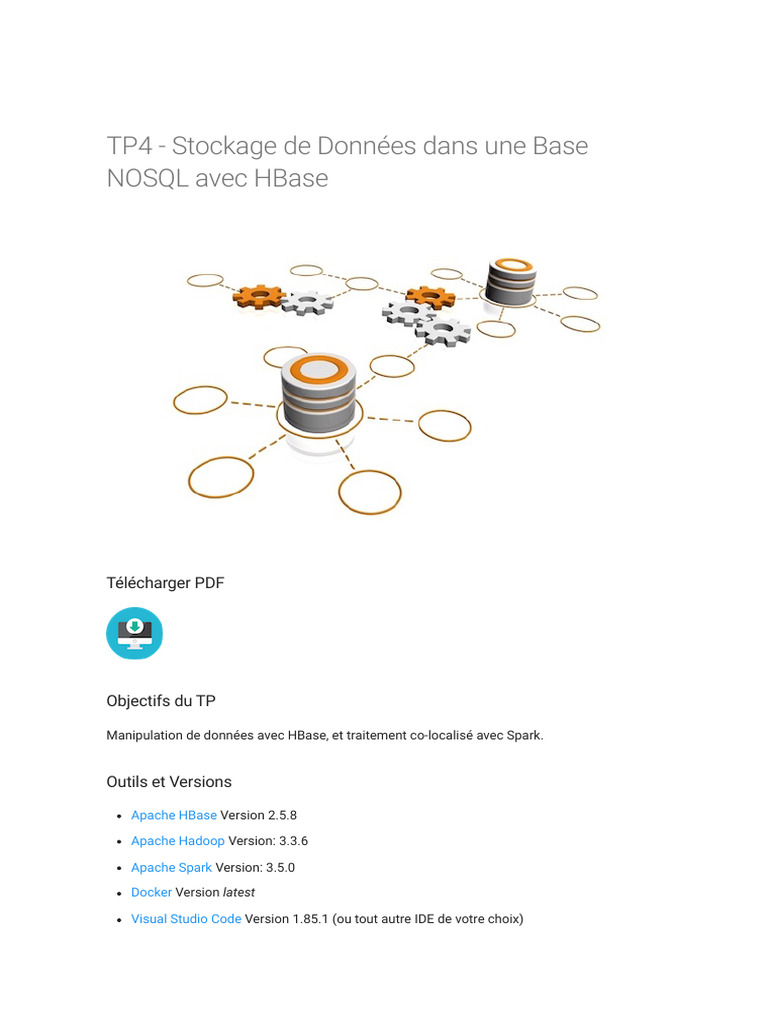 HBase : Guide de Stockage NoSQL avec Spark | PDF | Apache Hadoop ...