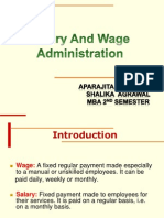 Salary and Wage Administration