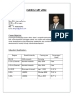 Curriculum Vitae: DR Ravi Jani