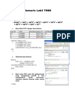 Skenario Lab3 TSBD: 1. Buat Tabel XYZ1 Dengan Data Berikut