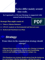 Strategy: Strategy and Tactics Differ Mainly Around Time Scale