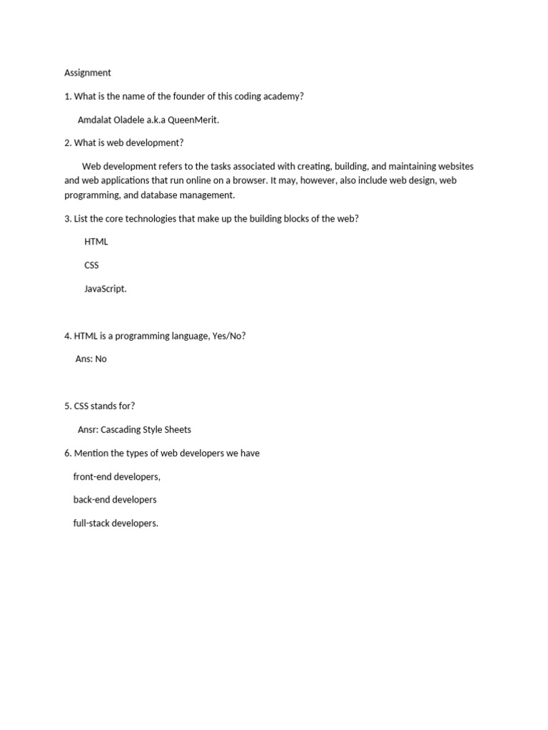 Assignment WPS Office | PDF
