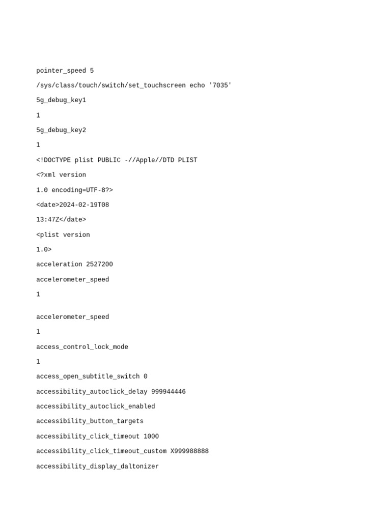 Accessibility Settings Overview | PDF