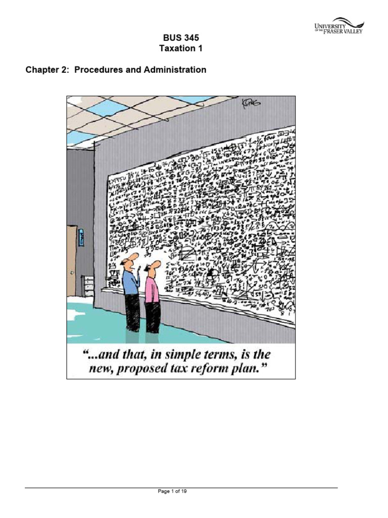 Tax Procedures and Administration Guide | PDF | Taxes | Tax Refund