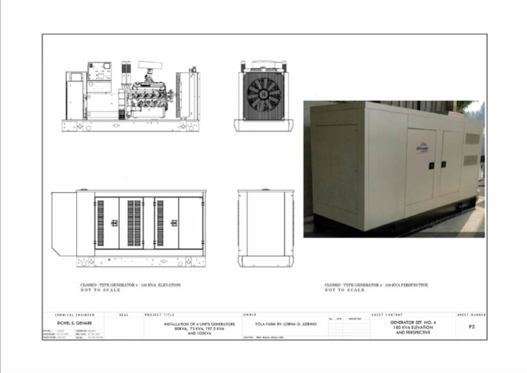 Genset Layout 1 | PDF