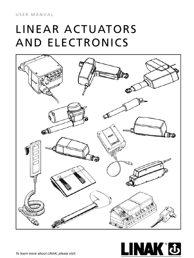 Linak Linear Actuators And Electronics User Manual Eng