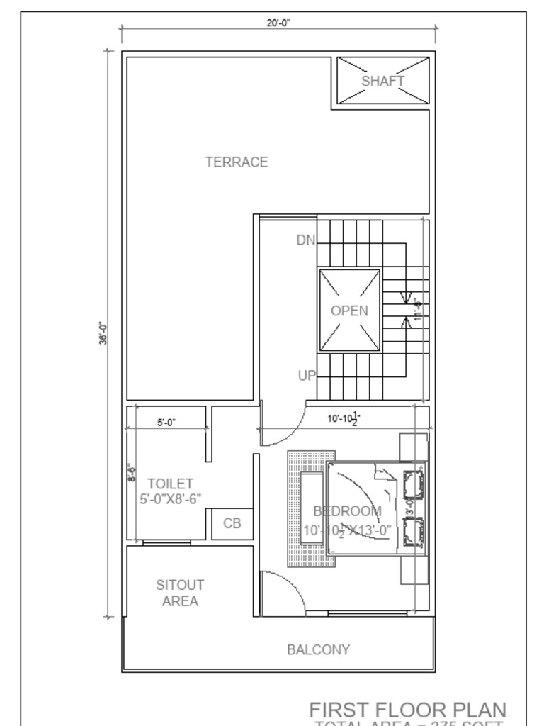 First Floor Plan Layout and Dimensions | PDF