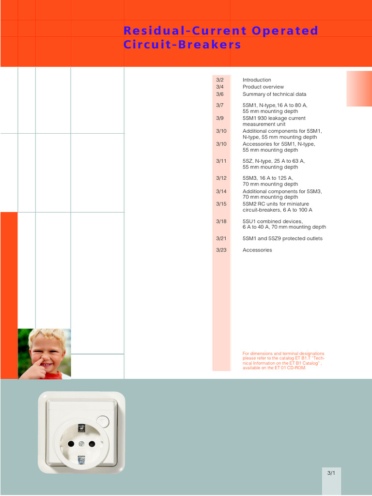 RCCB Product Overview and Specifications | PDF | Alternating Current ...