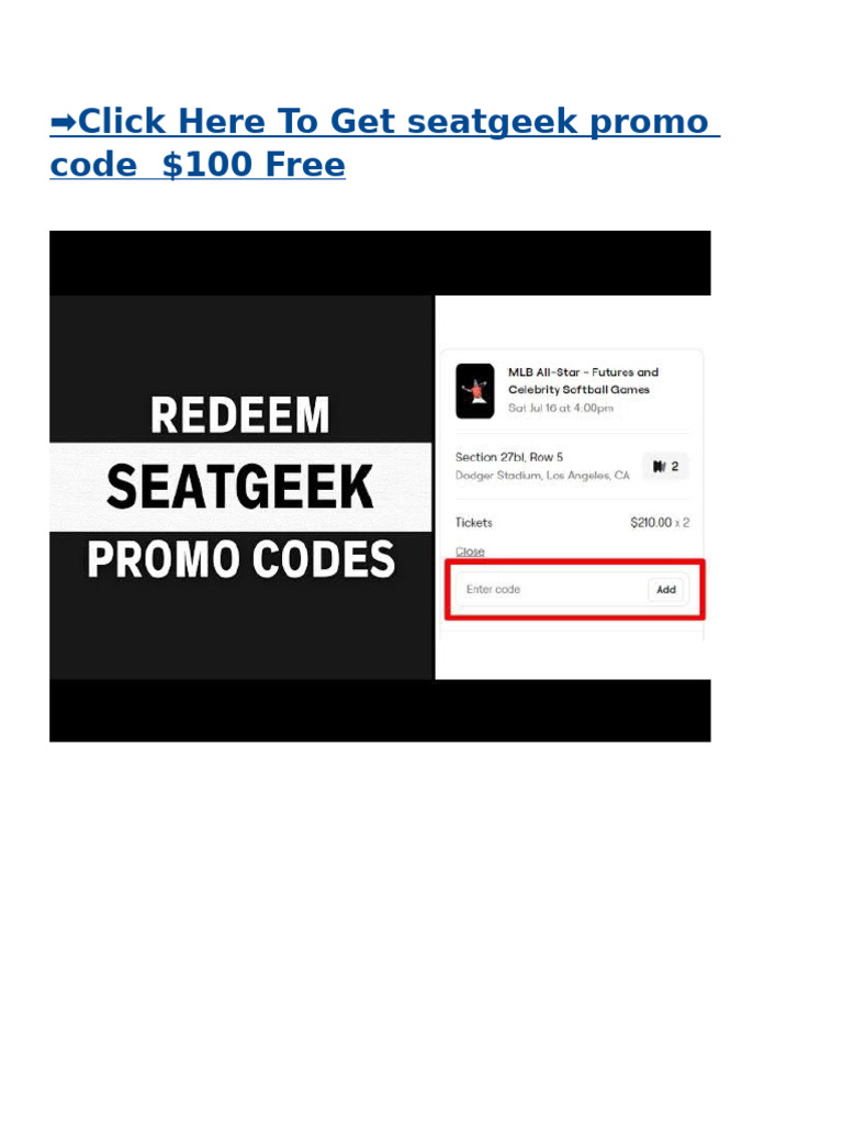 Seatgeek Promo Code 100 Off Aesthetic Wallpaper