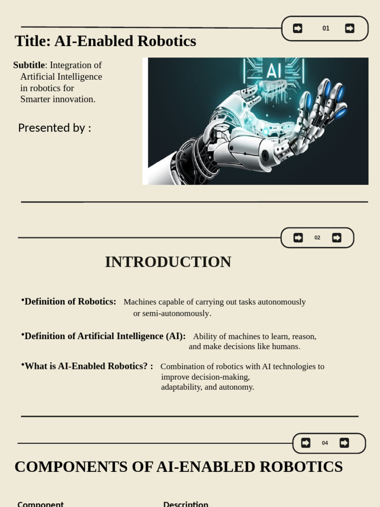 AI-Enabled Robotics Overview | PDF | Robotics | Artificial Intelligence