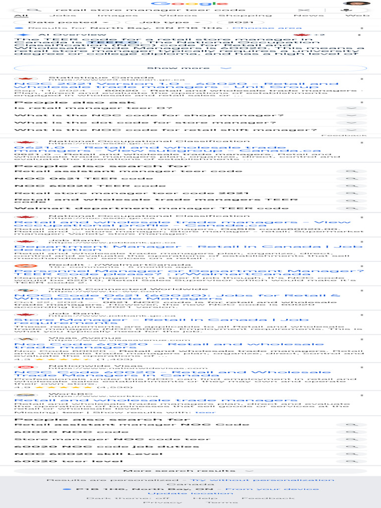 Retail Store Manager Teer Code - Google Search | PDF | Retail ...