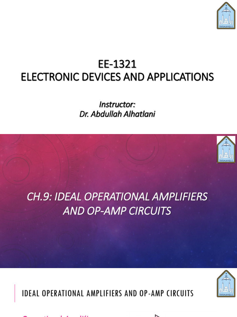 Op Amp | PDF | Operational Amplifier | Amplifier