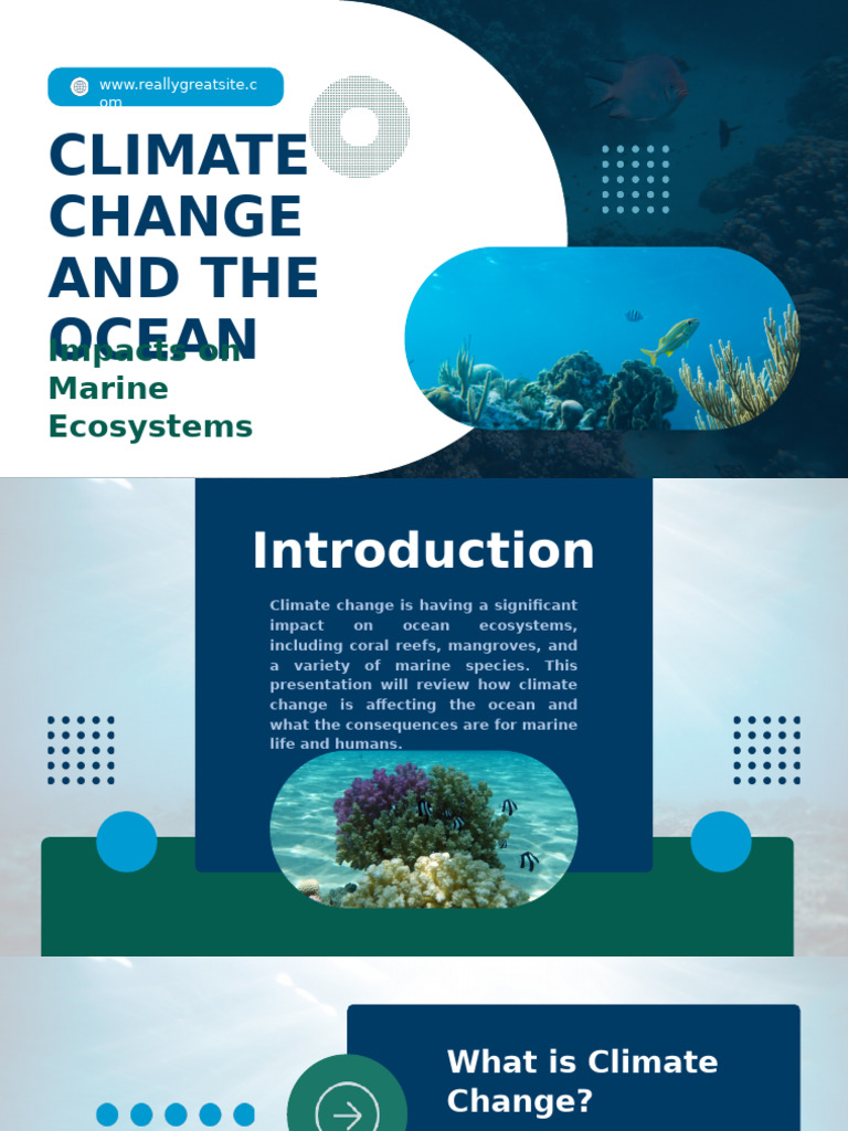 Climate Change Effects on Marine Life | PDF | Conservation Biology ...