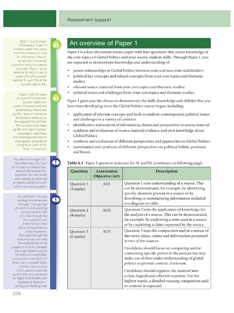 Paper 1 Overview | PDF