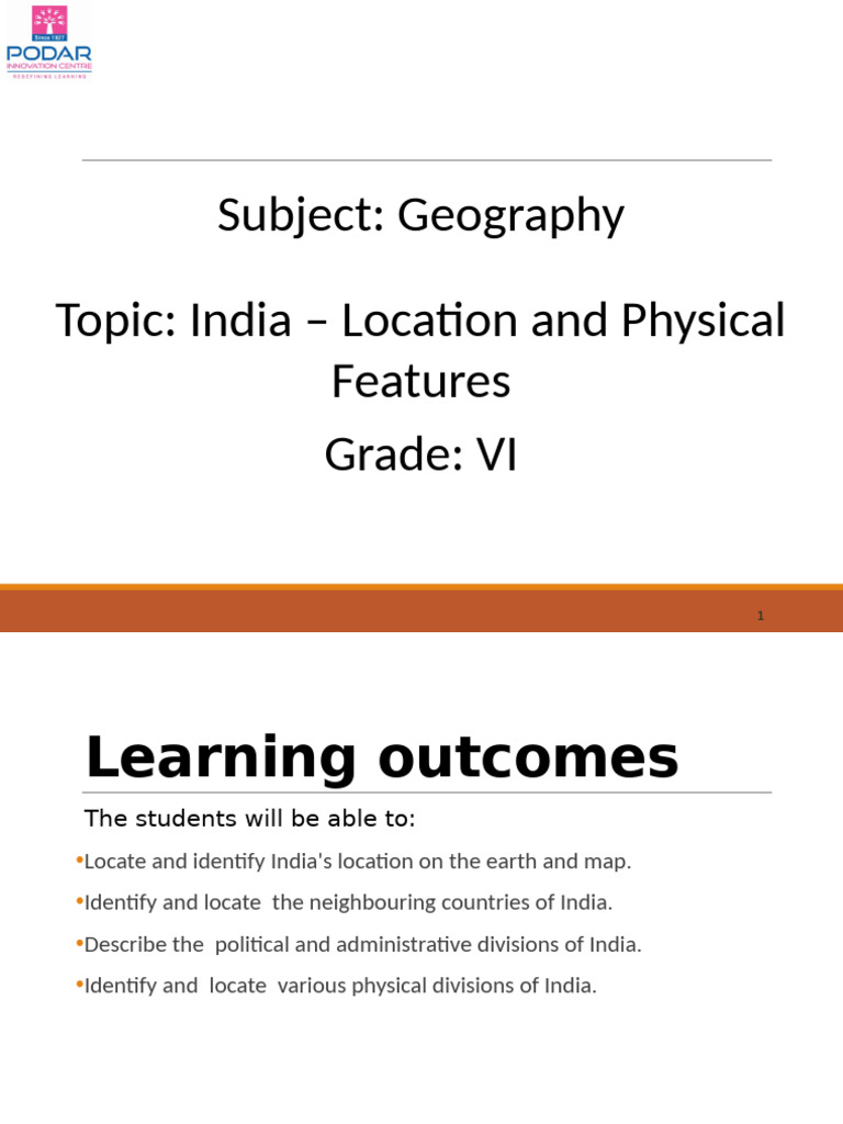 India: Geography and Physical Features | PDF | Himalayas | Earth Sciences
