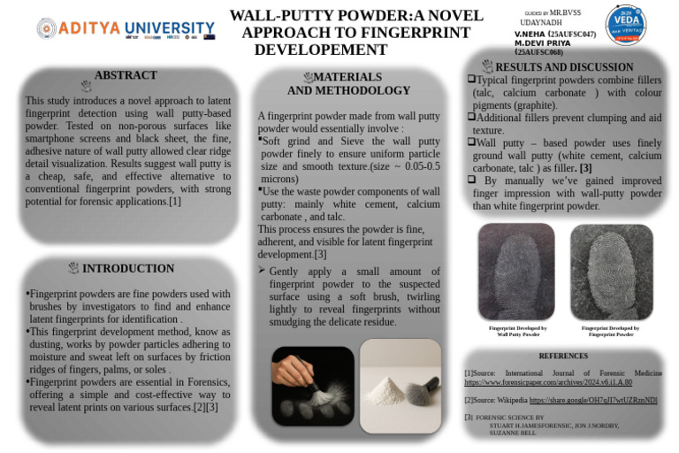 Wall Putty Powder for Fingerprint Development | PDF | Fingerprint ...