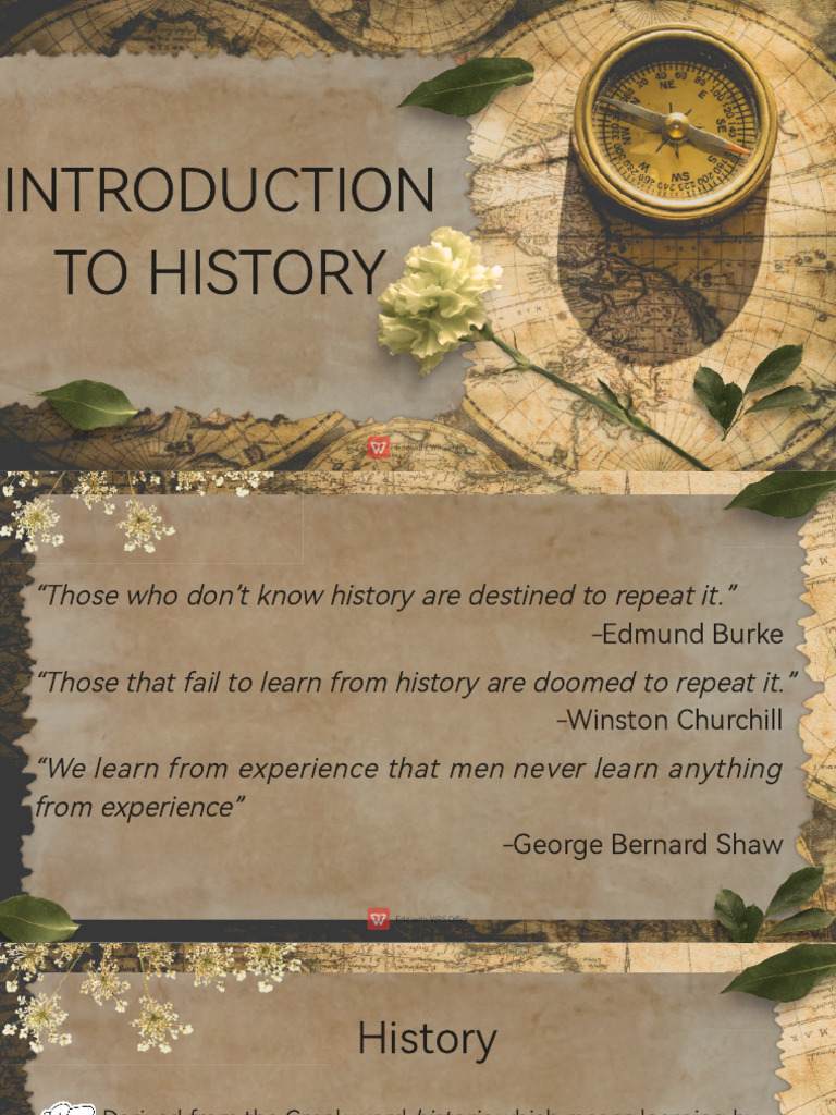 Introduction to Historical Study | PDF | Historian | Historiography