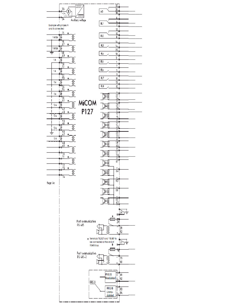 MiCOM P127 | PDF