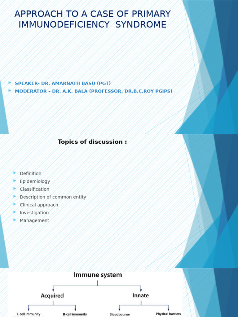 Understanding Primary Immunodeficiency | PDF | Immunodeficiency | Thymus