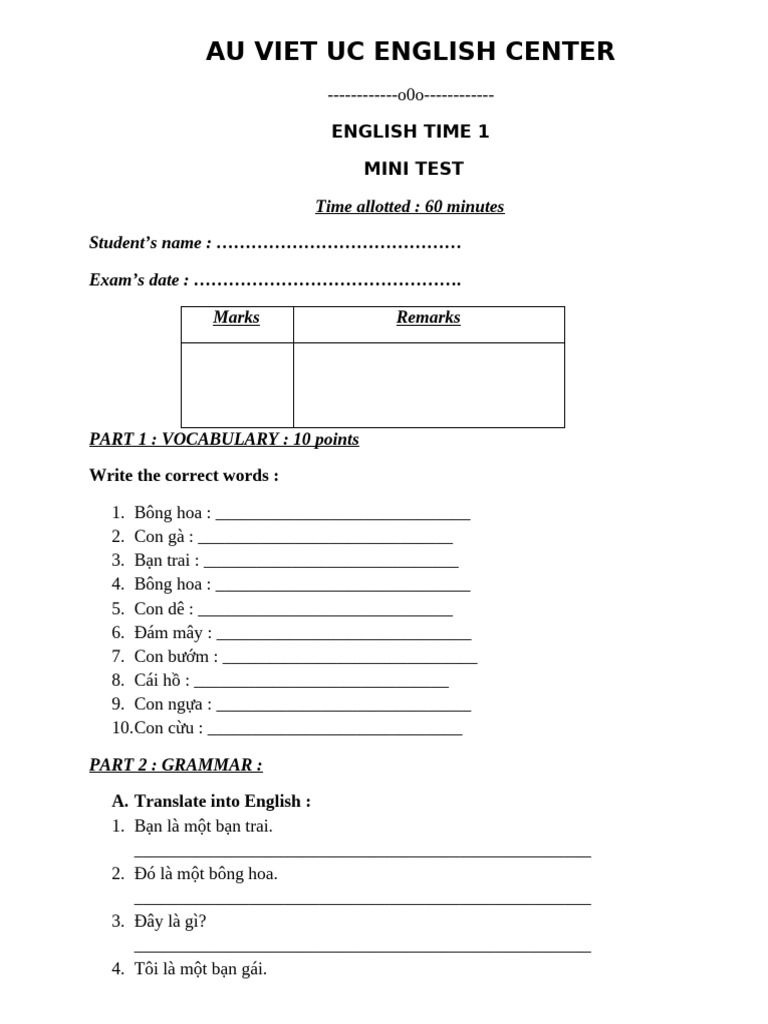 Test U123 | PDF