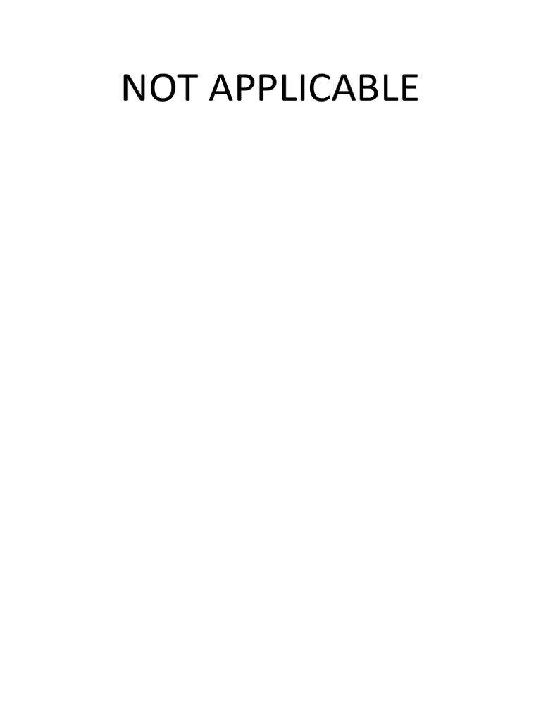 Not Applicable | PDF