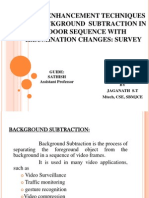 Image Enhancement Techniques For Background Subtraction in Indoor Sequence With Illumination Changes: Survey