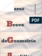 Curso breve de Geometría Análitica. N.Efimov