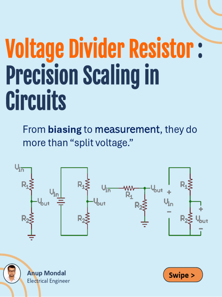 Voltage Divider Basics with Op-Amps | PDF | Resistor | Operational ...
