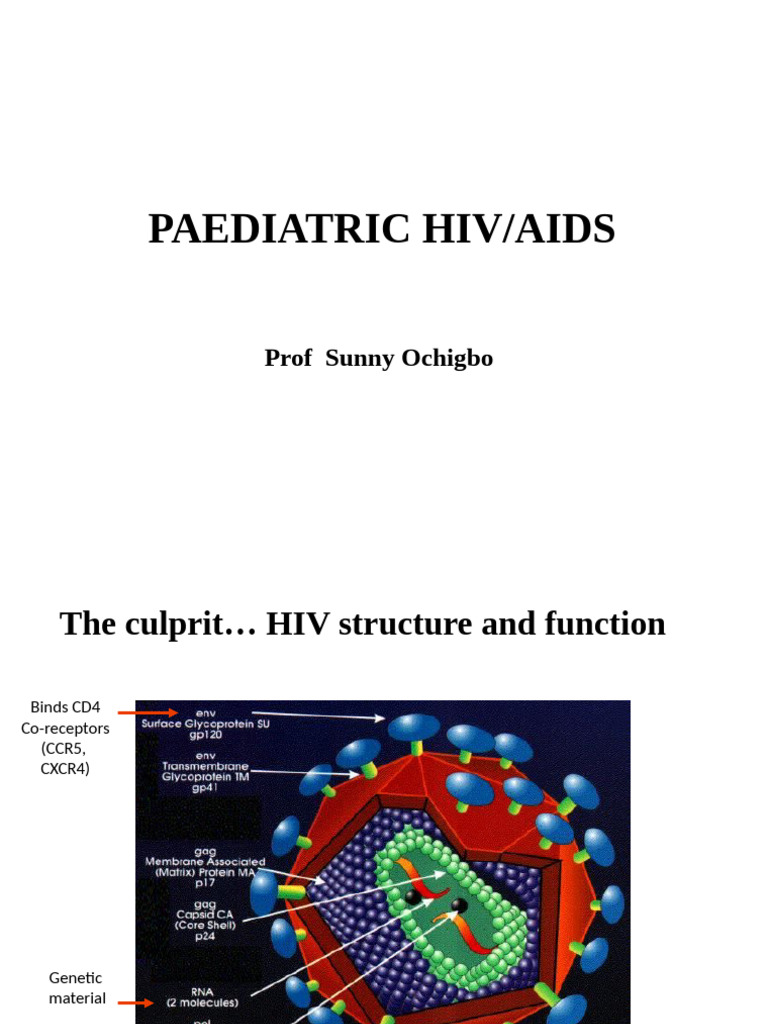 Understanding Pediatric HIV/AIDS | PDF | Management Of Hiv/Aids | Hiv