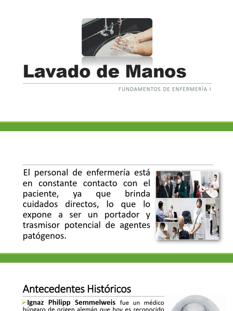 Importancia del Lavado de Manos en Salud | PDF | Lavado de manos | Higiene