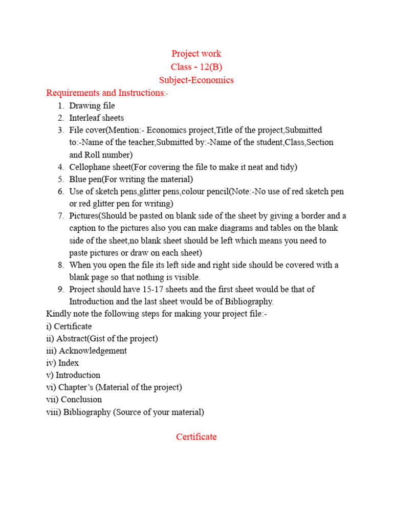 Project Drawing Acknowledgement Guide | PDF
