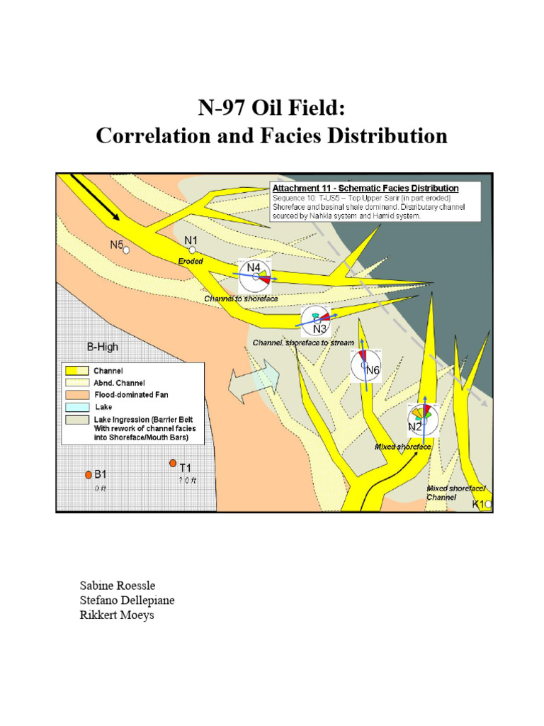 N-97 Oil Field Facies Analysis Report | PDF | Petroleum Reservoir ...
