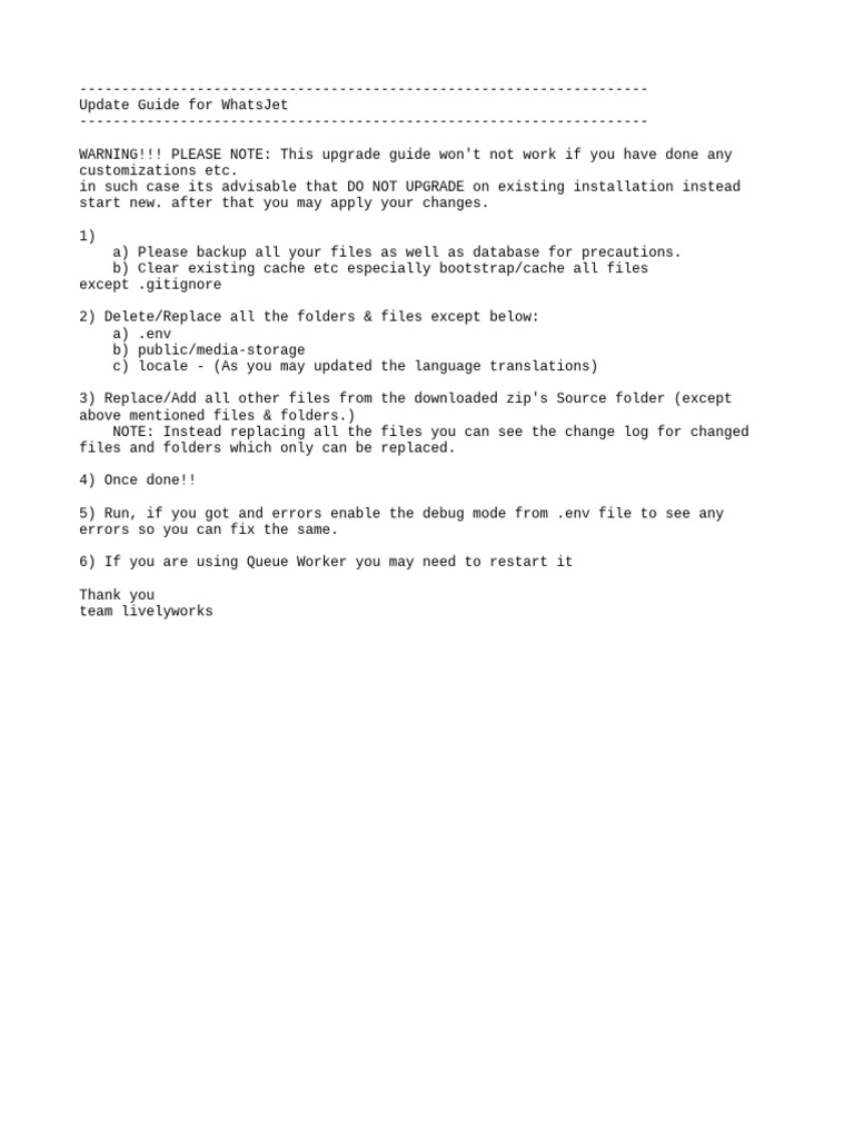 Common Updates | PDF