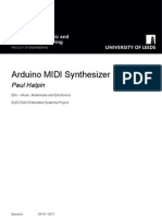 Arduino MIDI Synthesizer (Paul Halpin 2011)
