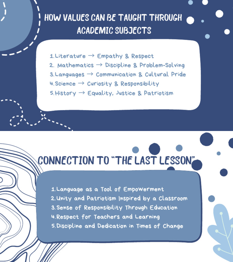 How Values Can Be Taught Through Academic Subjects | PDF