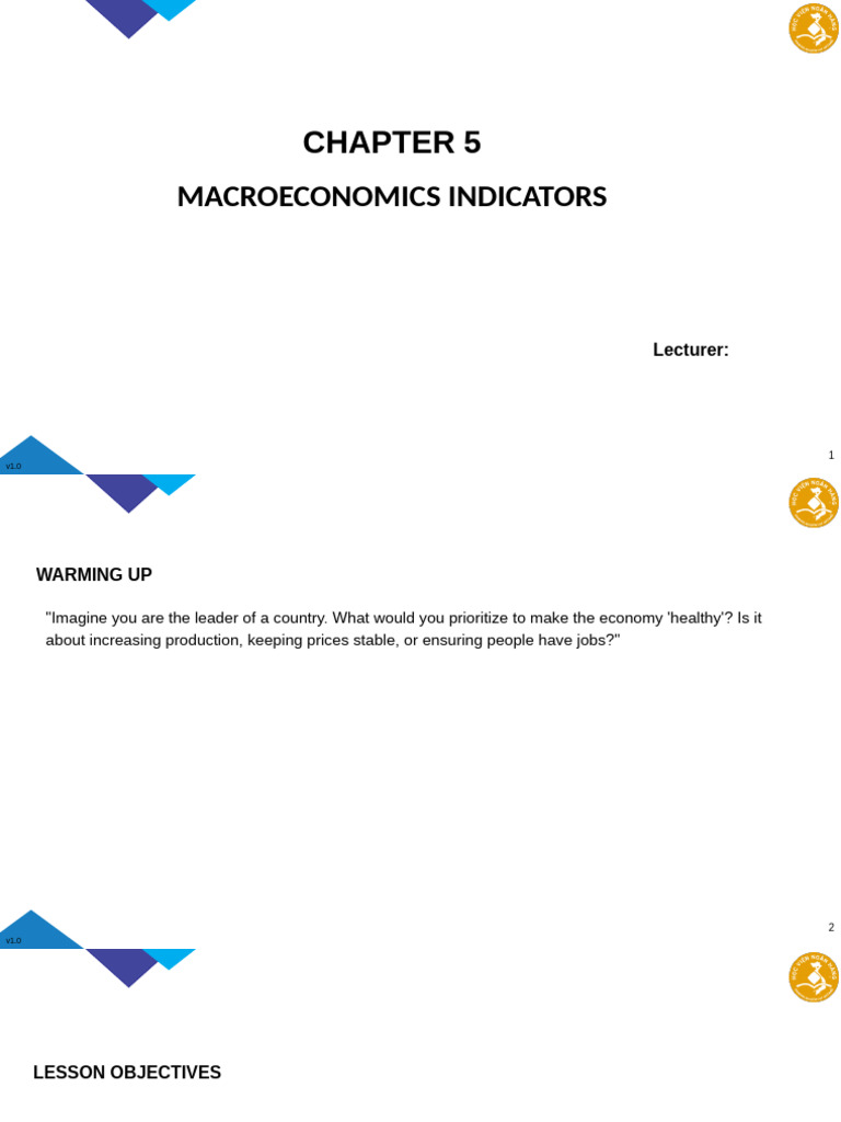 Key Macroeconomic Indicators Explained | PDF | Cost Of Living ...