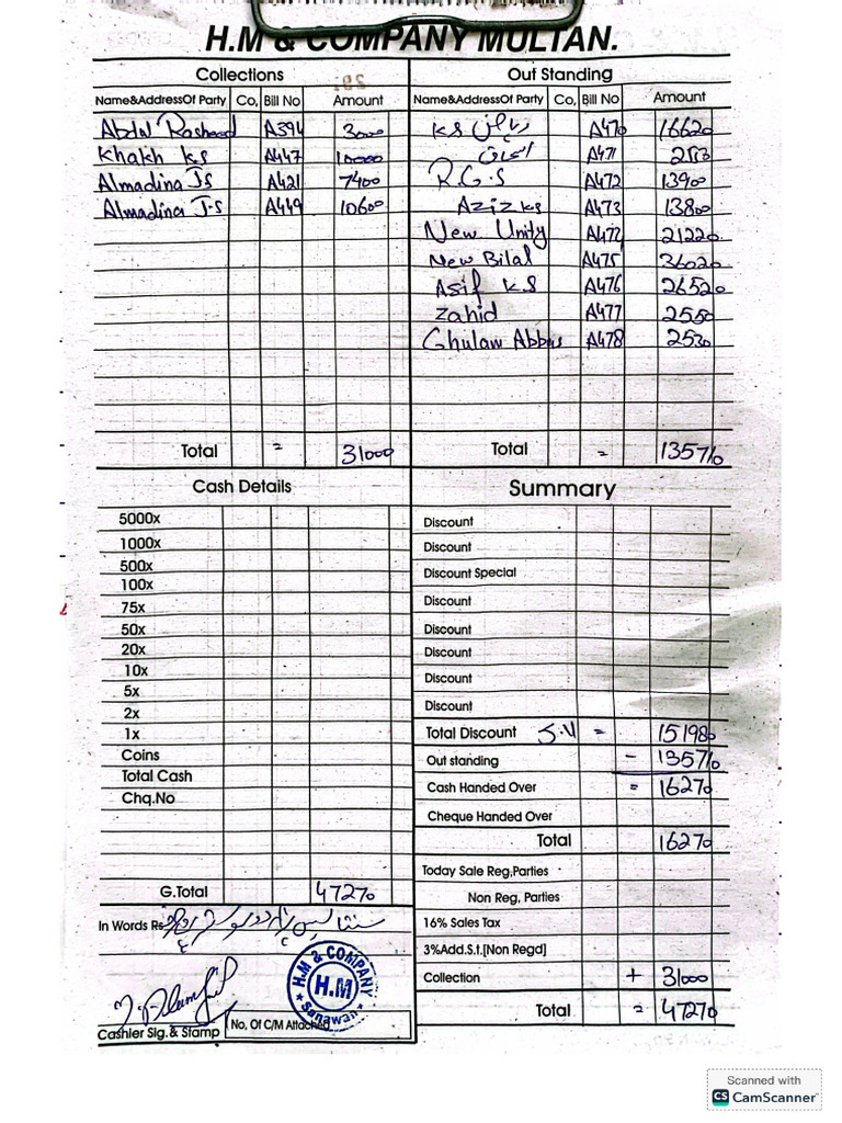 Manual DSR Report & Collection List 24-0-4 | PDF