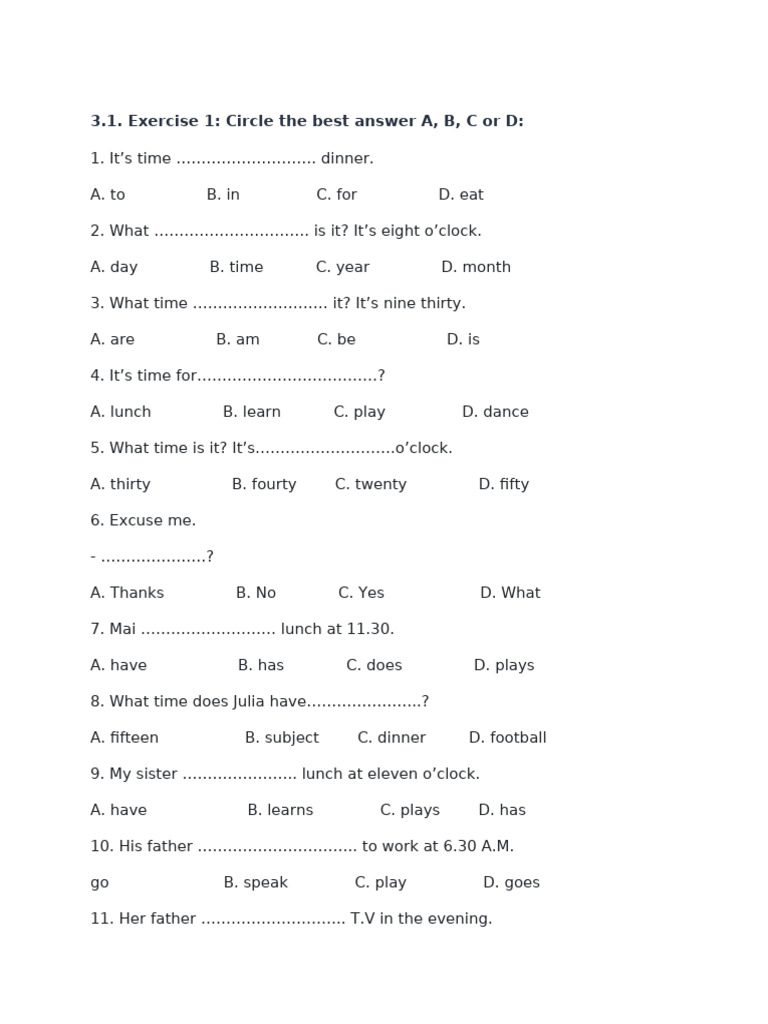 English Grammar Exercises for Beginners | PDF | Chess Theory | Chess